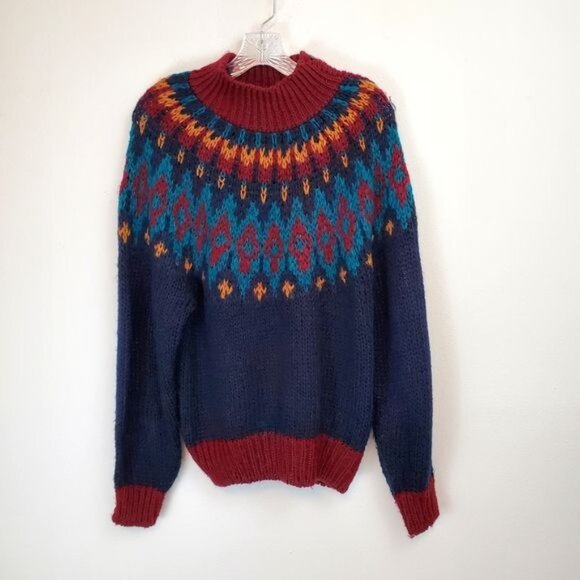 Vintage IVY handknit chunky knit oversized sweater - Picture 8 of 8